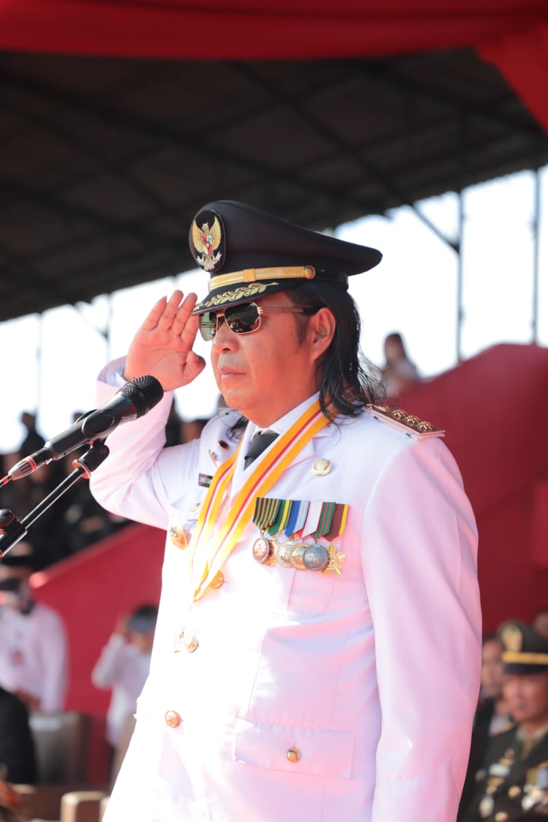 Bupati James Sumendap Gaungkan Semangat Nasionalisme di HUT RI Ke-77